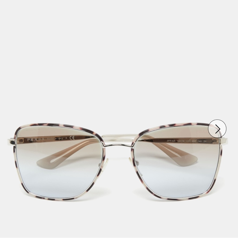 Prada Linea Rossa Women's Black and Cream Sunglasses